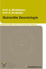 Studenteneditie Notariële Deontologie 2019 3de herwerkte uitgave